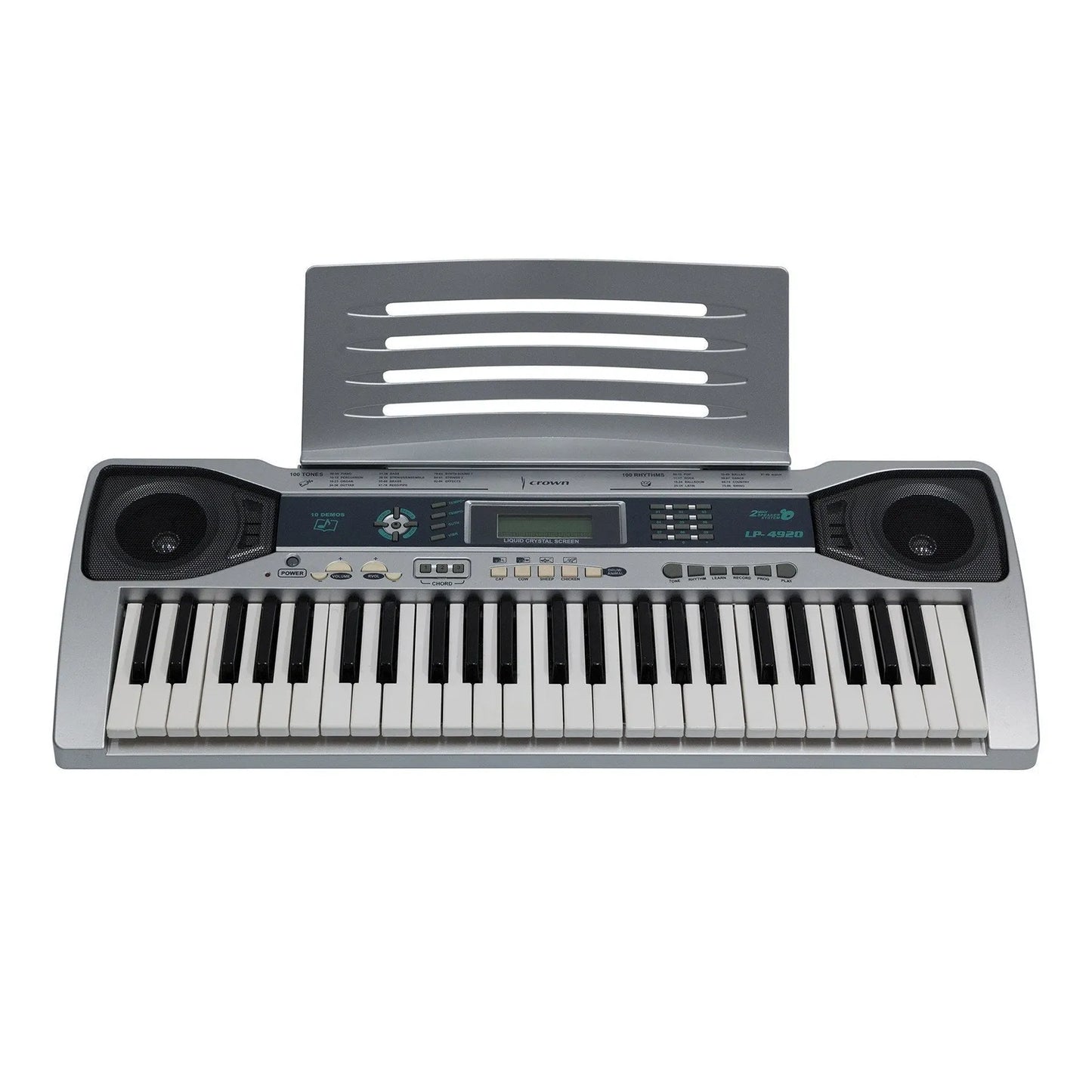Crown CK49-22D 49-Key Portable Electronic Keyboard with Teaching Function