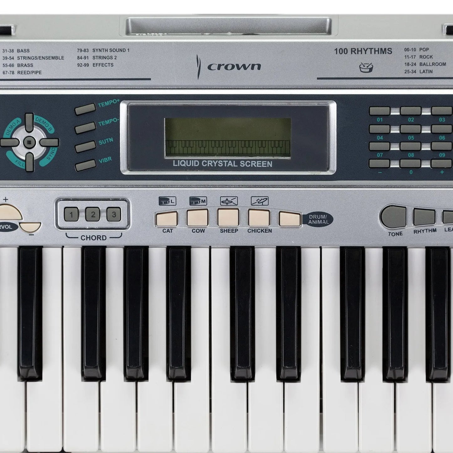Crown CK49-22D 49-Key Portable Electronic Keyboard with Teaching Function — view 3