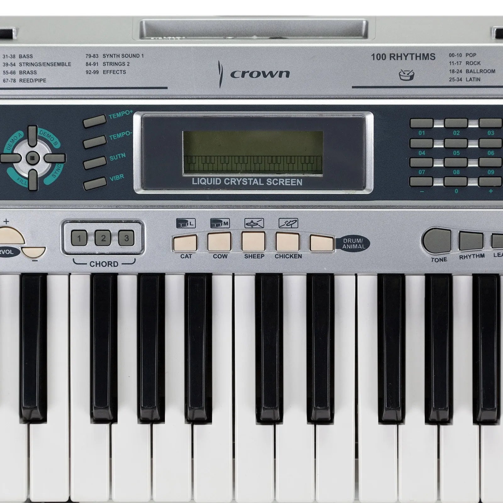 Crown CK49-22D 49-Key Portable Electronic Keyboard with Teaching Function — view 3
