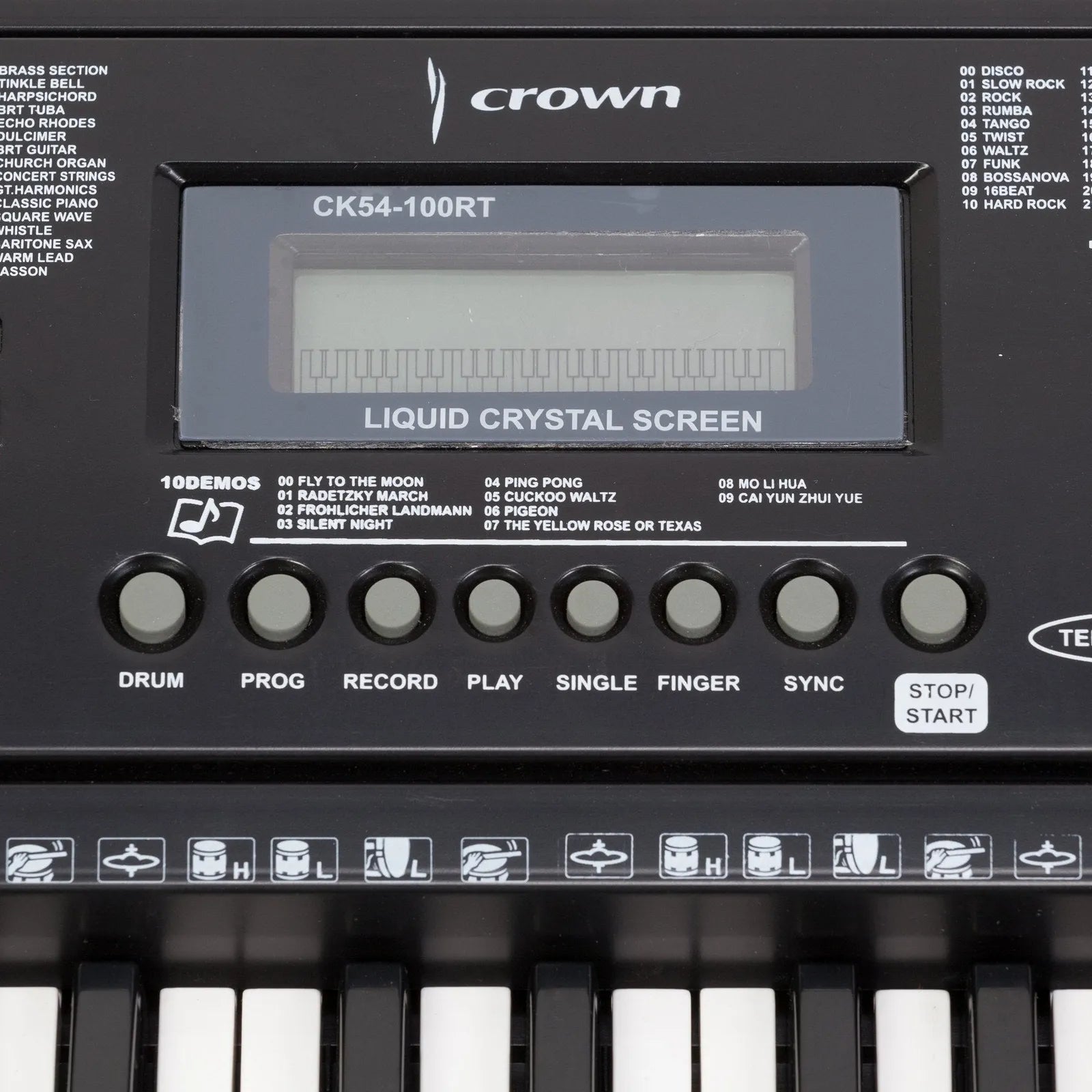 Crown CK54-100RT 54-Key Portable Electronic Keyboard with Teaching Functions — view 2