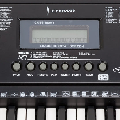 Crown CK54-100RT 54-Key Portable Electronic Keyboard with Teaching Functions — view 2