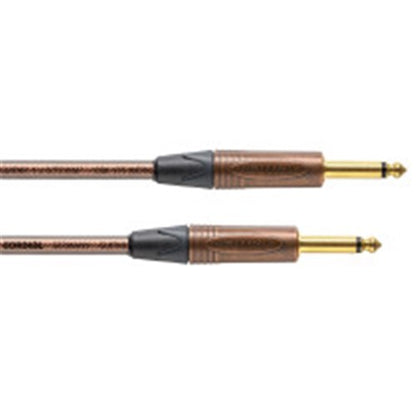 Guitar cable 3m CGK 175 metal transparent with Neutrik connectors