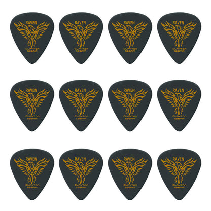 Clayton Black Raven Guitar Picks 1.26mm - 12 Pack — view 2