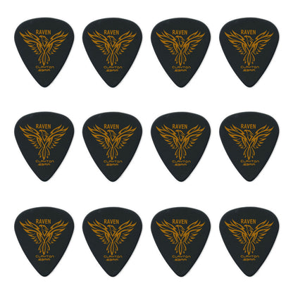 Clayton Black Raven Guitar Picks 0.63mm - 12 Pack — view 2