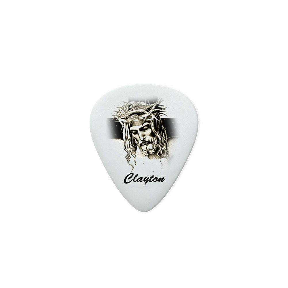 Clayton Christian Guitar Picks 1.00mm - 12 Pack, Standard Shape, Acetal Material, Four Designs — view 4