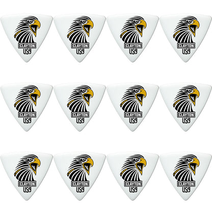 Clayton Acetal Sharp Triangle Guitar Picks 1.26mm - 12 Pack — view 2