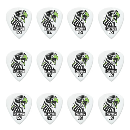 Clayton Acetal Sharp Eagle Guitar Picks 0.63mm - 12 Pack — view 2