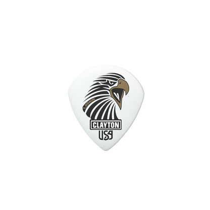Clayton Acetal Eagle Sharp Teardrop Guitar Picks 1.00mm - 12 Pack