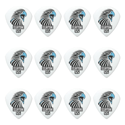 Clayton Acetal Sharp Teardrop Guitar Picks (0.50mm) - 12 Pack — view 2