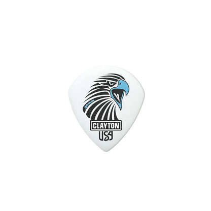 Clayton Acetal Sharp Teardrop Guitar Picks (0.50mm) - 12 Pack