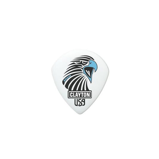 Clayton Acetal Sharp Teardrop Guitar Picks (0.50mm) - 12 Pack