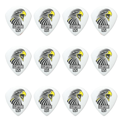 Clayton Acetal Eagle Sharp Teardrop Guitar Picks 0.80mm - 12 Pack — view 2