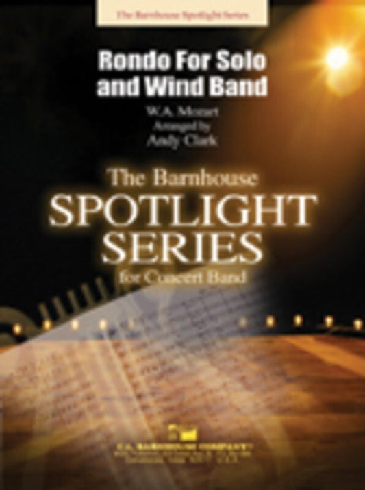 Rondo For Solo And Wind Band Arr Clark (Music Score/Parts) Book