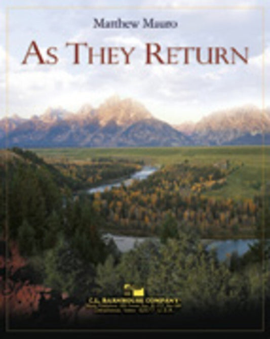 As They Return Concert Band  Score/Parts