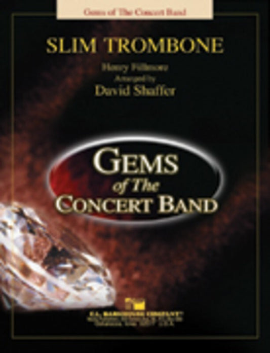 Slim Trombone Arr Shaffer Concert Band Score/Parts Book