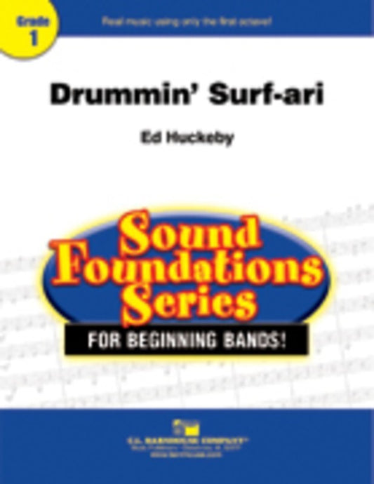 Drummin Surfari Concert Band Score/Parts Book