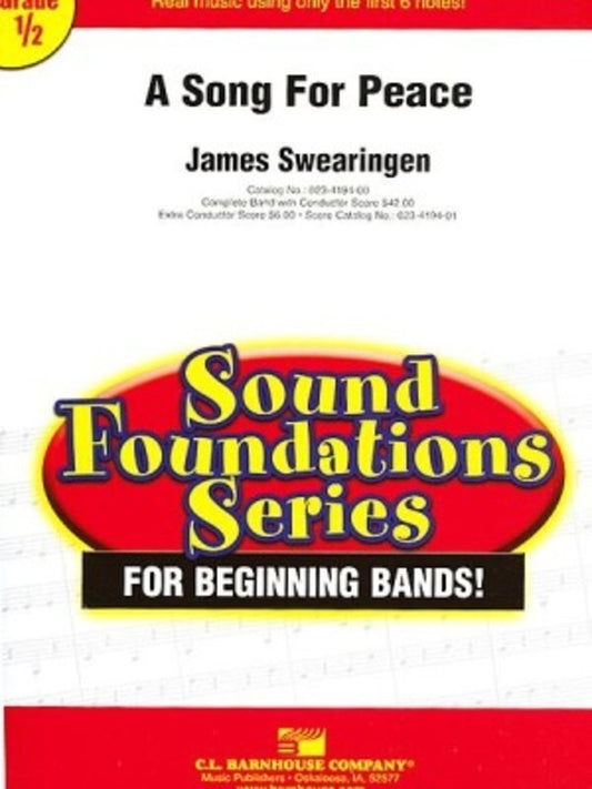 Song For Peace Concert Band .5 Score/Parts