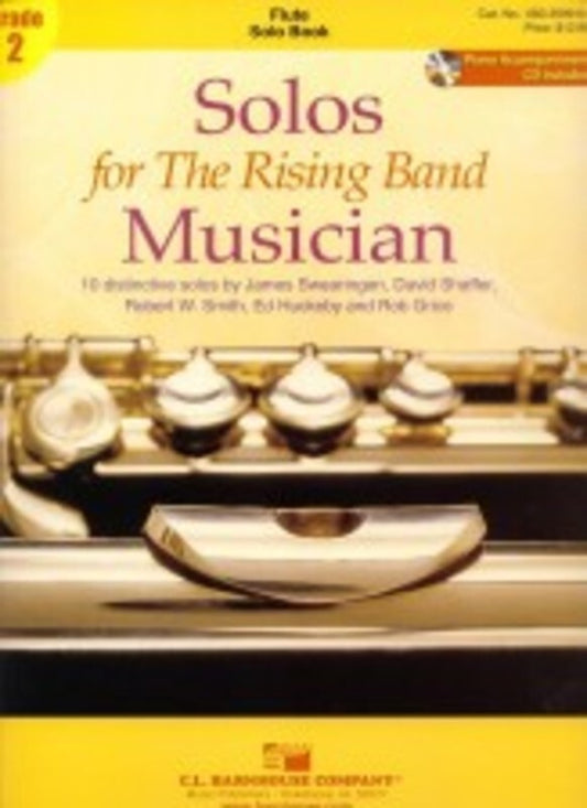 Solos For The Rising Band Musician Flute Softcover Book/CD
