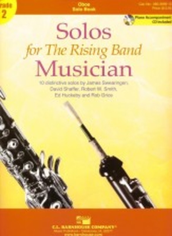 Solos For The Rising Band Musician Oboe Softcover Book/CD