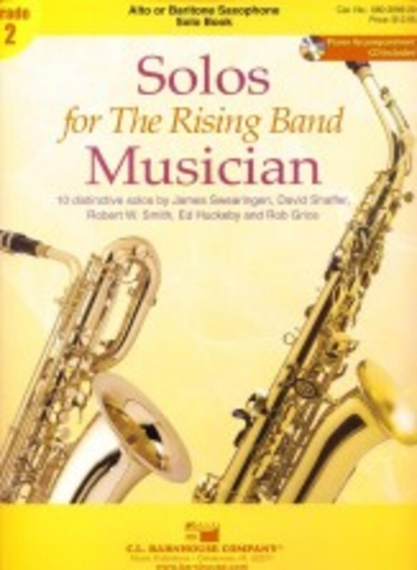 Solos For The Rising Band Musician Alto Sax Book/C (Softcover Book/CD)