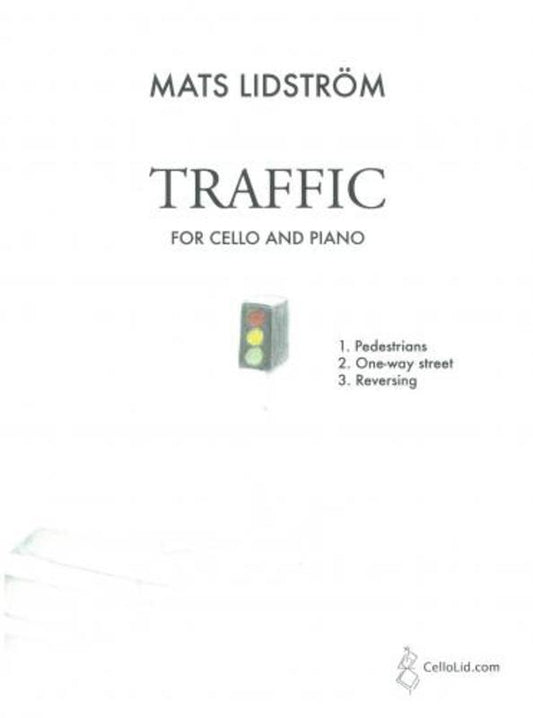Lidstrom - Traffic For Cello/Piano Softcover Book (Cello)