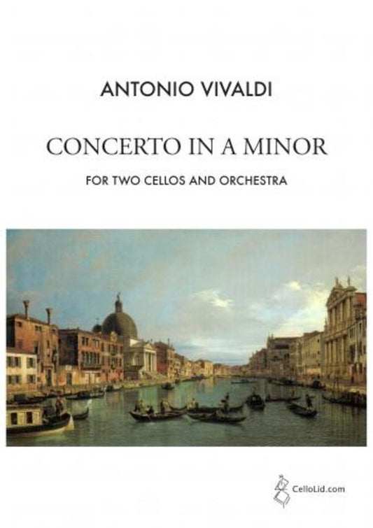 Vivaldi - Concerto A Minor For 2 Cellos/Piano Arr Lidstrom Softcover Book (2 Cellos)
