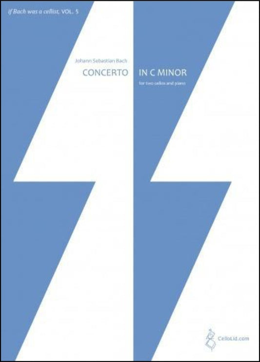 Bach - Concerto C Minor Cello/Piano Arr Lidstrom Softcover Book (Cello)