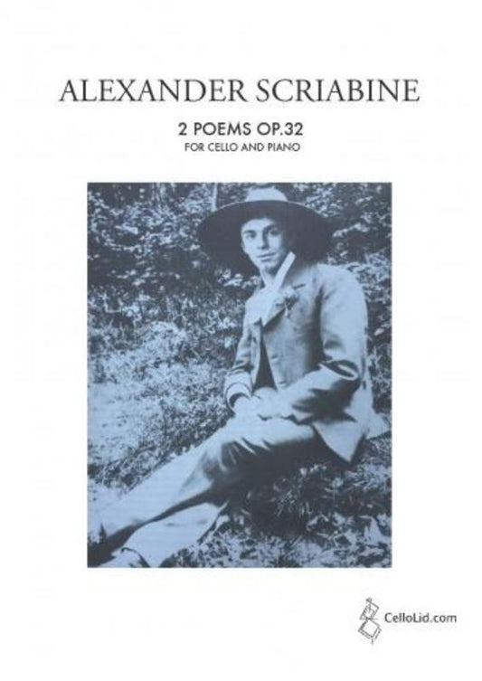 Scriabin - 2 Poems Op 32 For Cello/Piano Arr Lidstrom Softcover Book (Cello)
