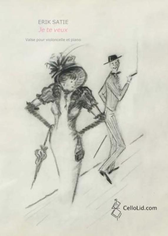 Satie - Je Te Veux For Cello/Piano Softcover Book (Cello)