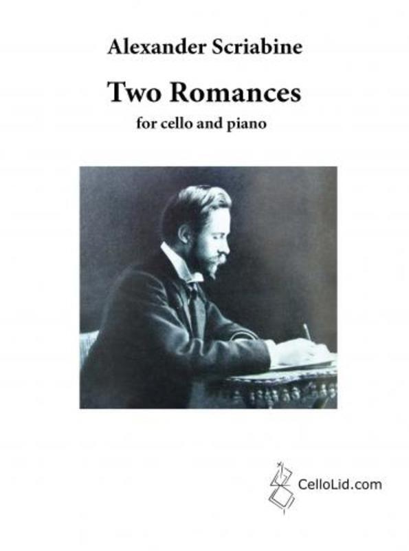 Scriabin - 2 Romances For Cello/Piano Softcover Book (Cello)