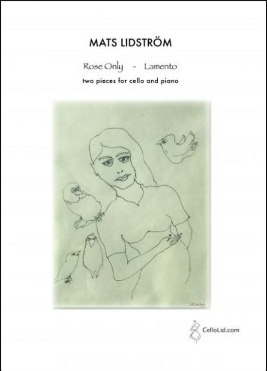 Lidstrom -  Rose Only & Lamento 2 Pieces For Cello/Piano Softcover Book (Cello)