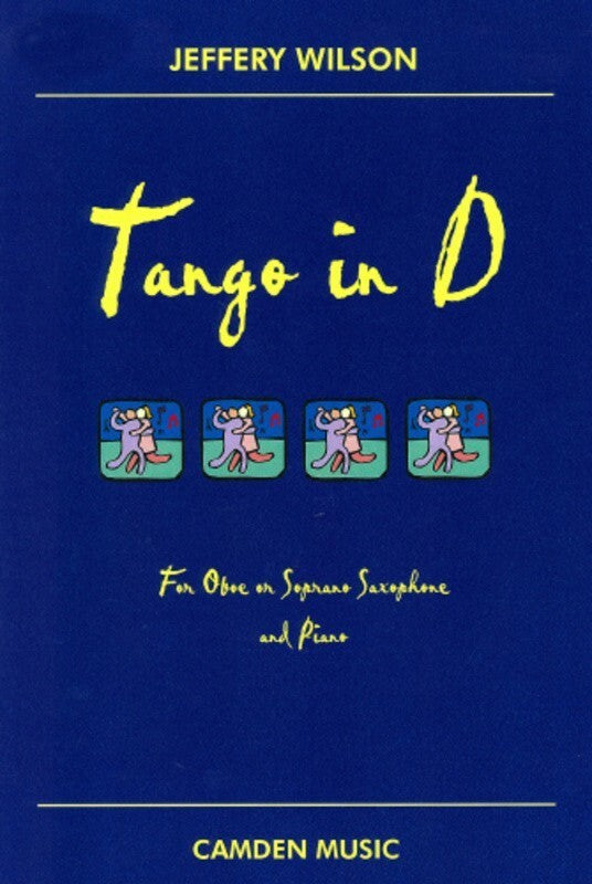 Tango In D Oboe (Or Sop Sax) Piano (Softcover Book)