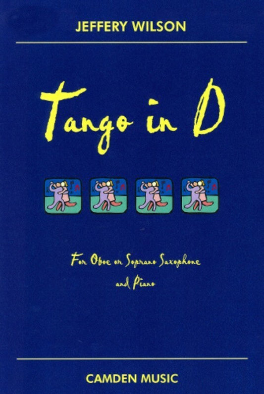 Tango In D Oboe (Or Sop Sax) Piano (Softcover Book)