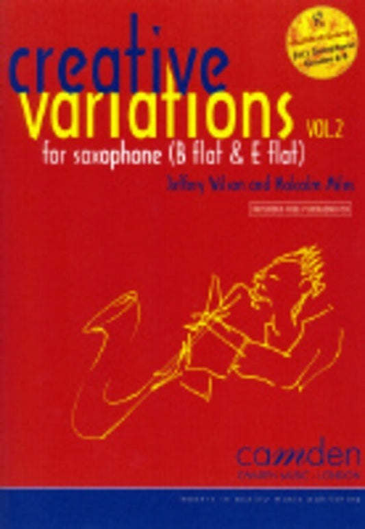 Creative Variations Book 2 Sax Piano (Softcover Book/CD)