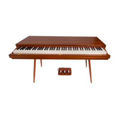 Crown CMDP-916-WGN Upright 88-Key Weighted Digital Piano with Convertible Desk Design (Woodgrain Finish) — view 4