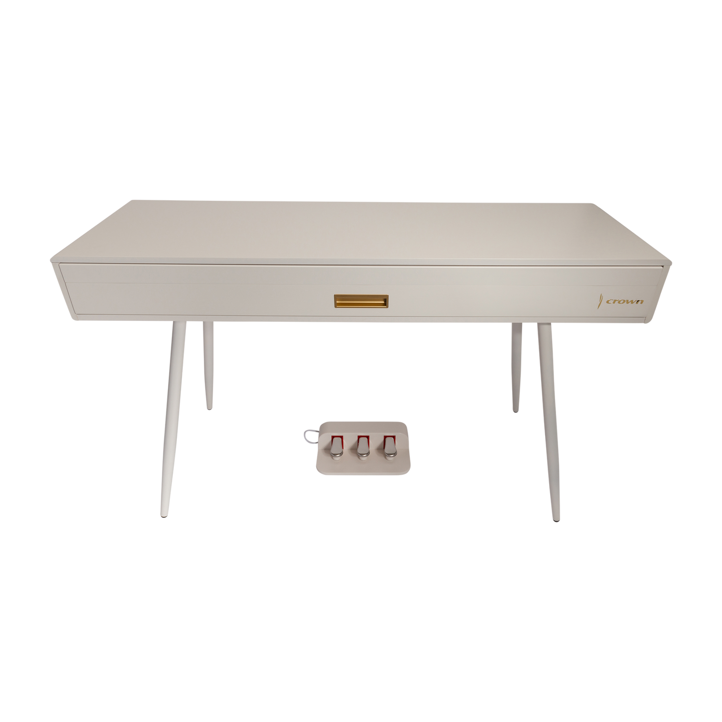 Crown CMDP-916-WHT Upright 88-Key Weighted Digital Piano with Convertible Desk Design — view 4