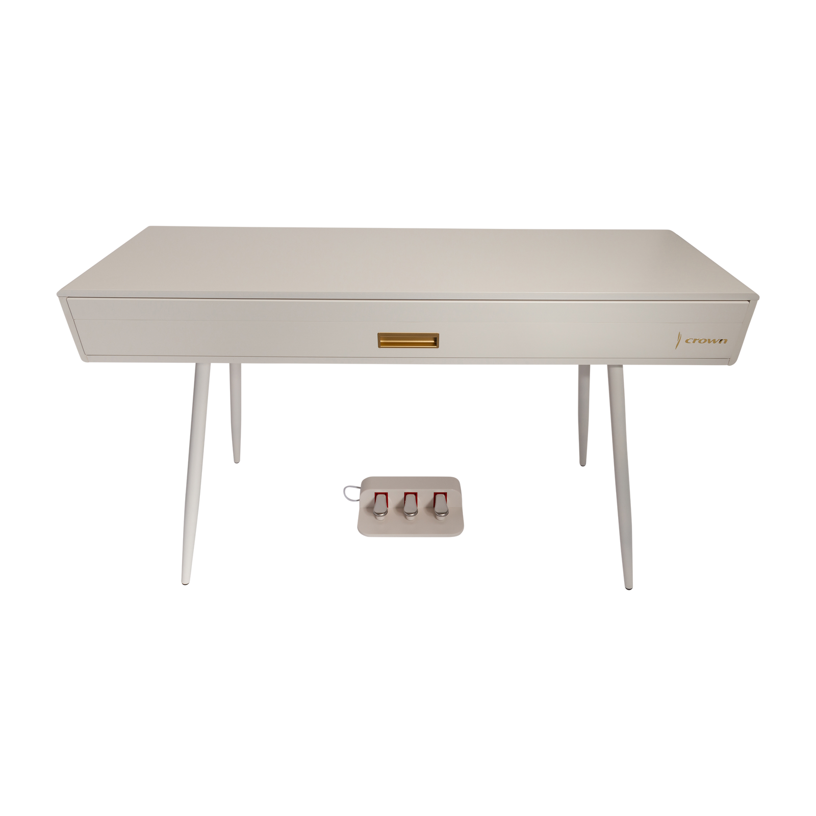 Crown CMDP-916-WHT Upright 88-Key Weighted Digital Piano with Convertible Desk Design — view 4