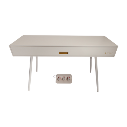 Crown CMDP-916-WHT Upright 88-Key Weighted Digital Piano with Convertible Desk Design — view 4