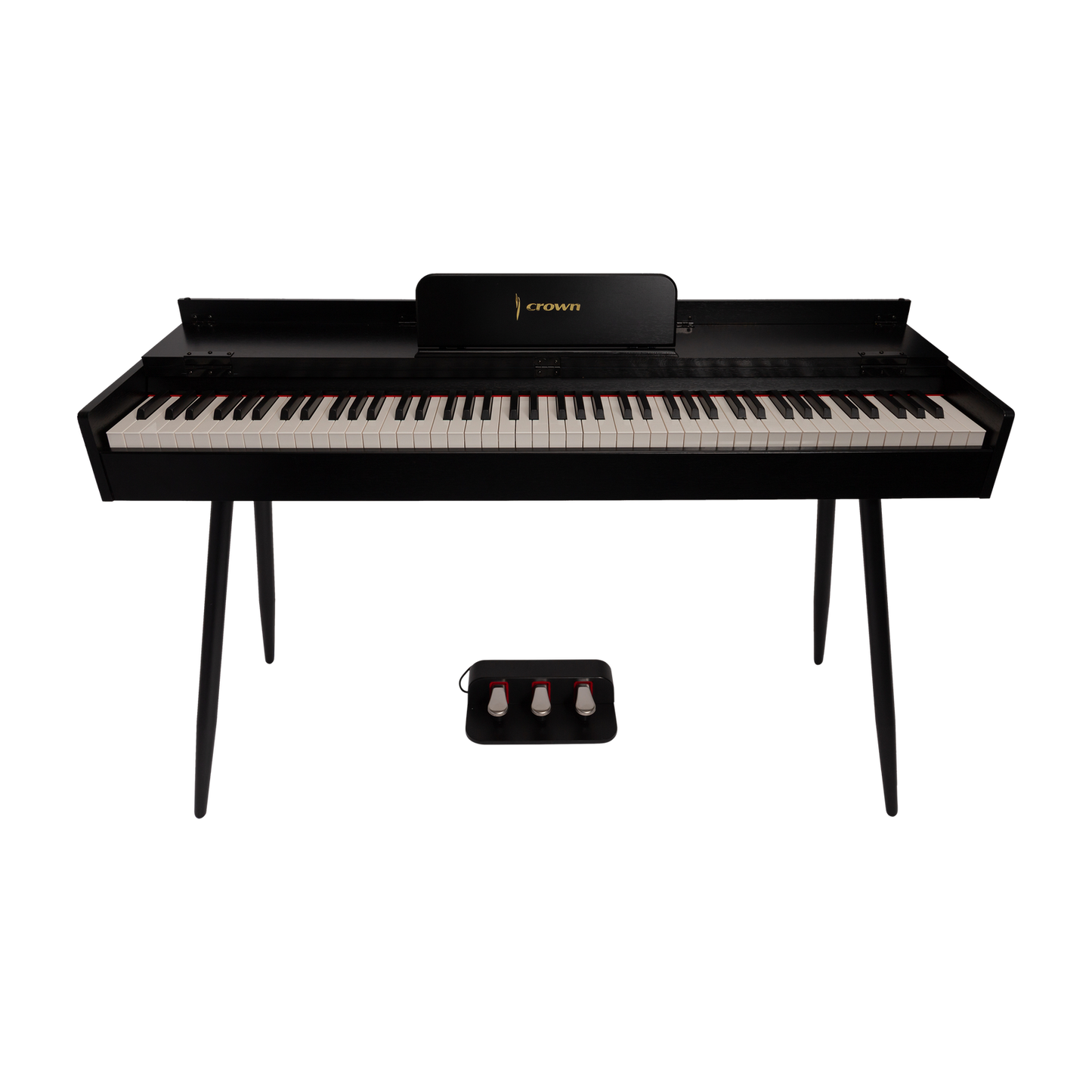 Crown CMDP-919-BLK 88-Key Portable Digital Piano with Hammer-Action Keyboard and French Dream Sound Engine — view 2