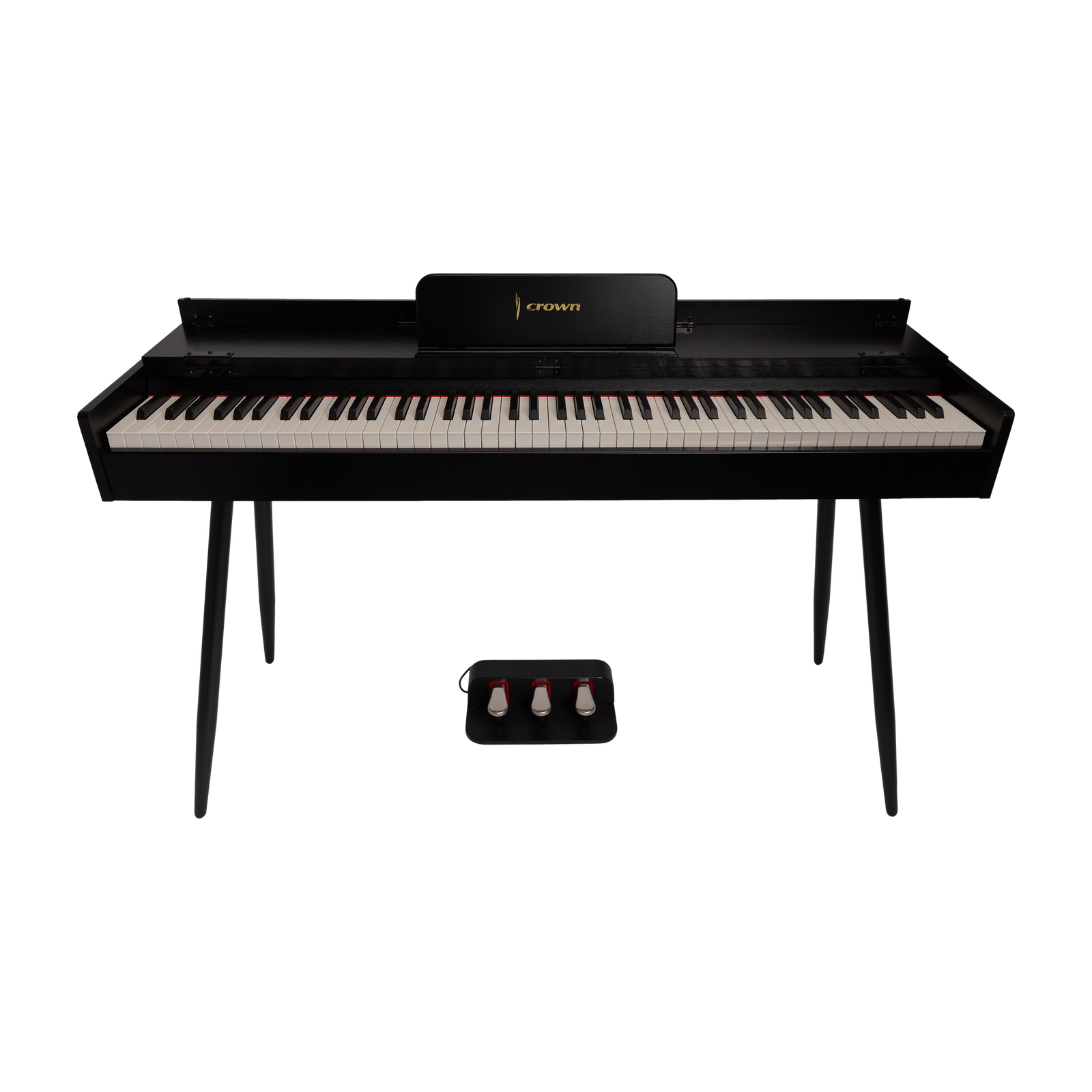 Crown CMDP-919-BLK 88-Key Portable Digital Piano with Hammer-Action Keyboard and French Dream Sound Engine — view 2
