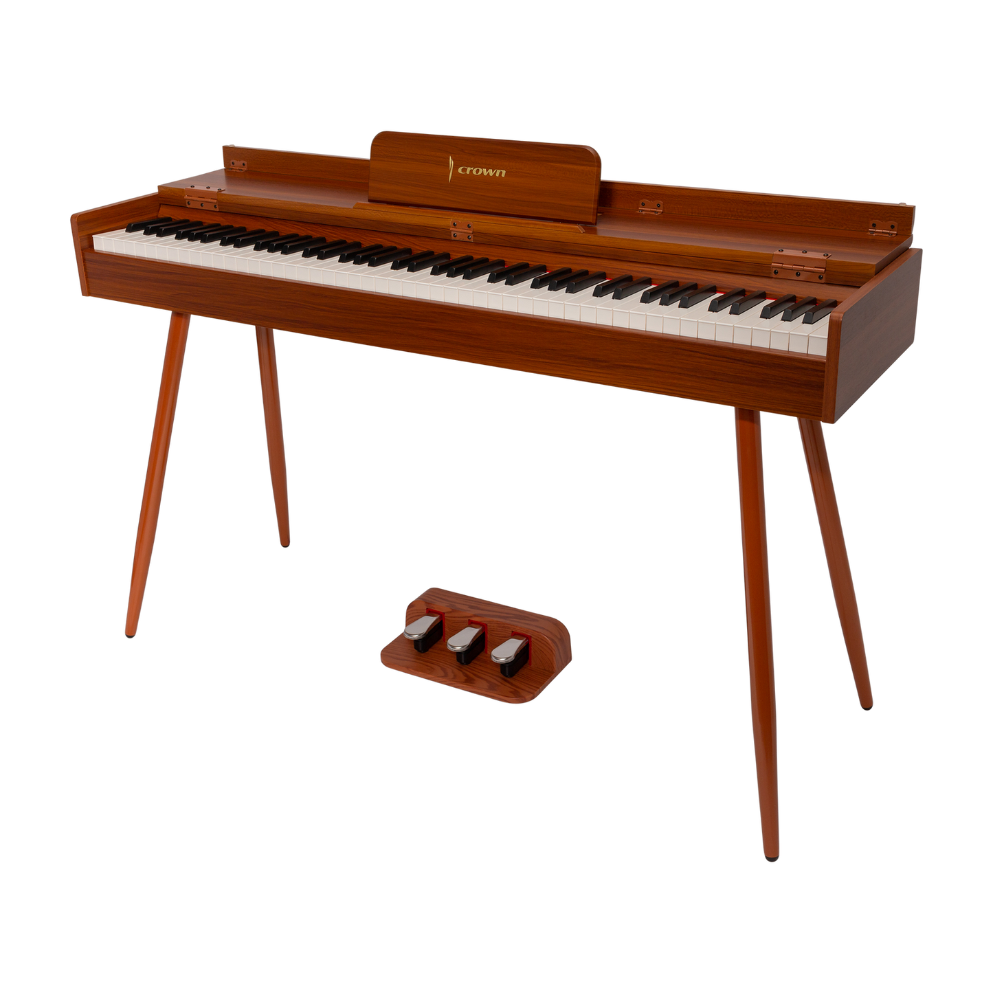 Crown CMDP-919-WDG 88-Key Portable Digital Piano with Woodgrain Finish