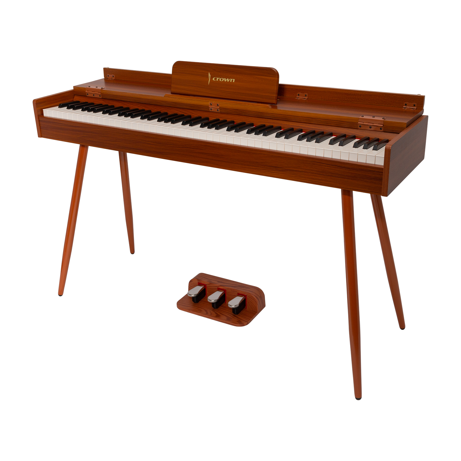 Crown CMDP-919-WDG 88-Key Portable Digital Piano with Woodgrain Finish