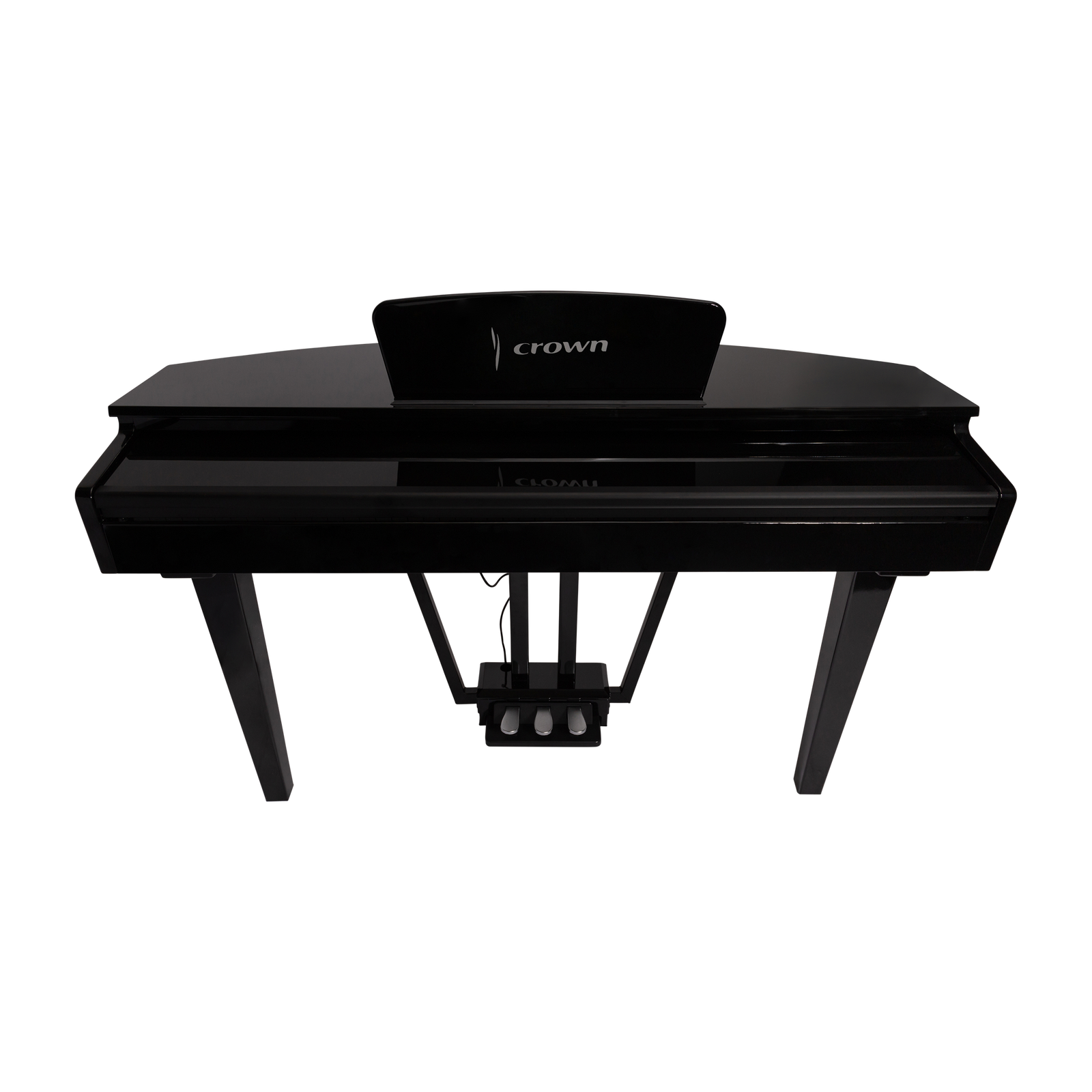 Crown CMG-1 Digital Grand Piano - Gloss Black, 88-Key, French Dream Sound Engine, USB/MIDI Connectivity, Elegant Curved Cabinet — view 5