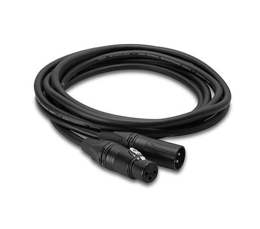 Hosa Edge Microphone Cable, Neutrik XLR3F to XLR3M, 5 ft