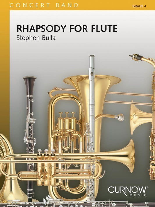 Rhapsody For Flute Concert Band 4 Score/Parts Flute Feature (Music Score/Parts) Book
