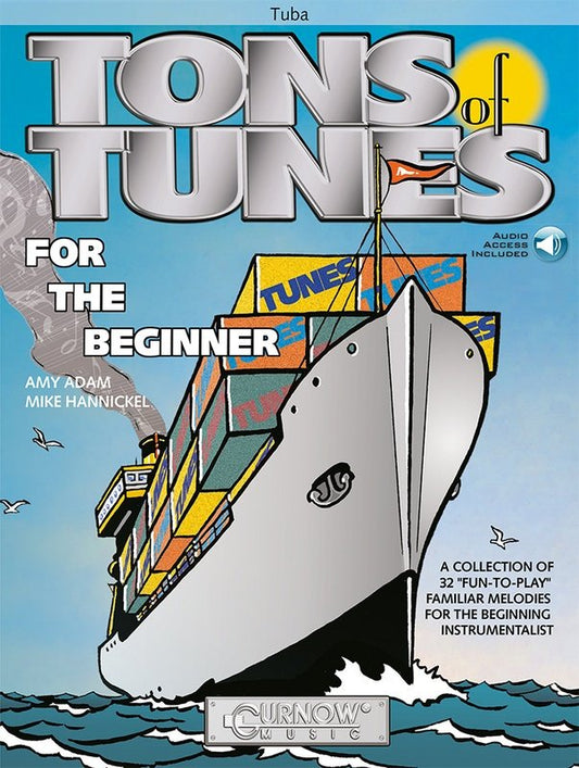 Tons Of Tunes For The Beginner Tuba Bk/Ola (Curnow Music)