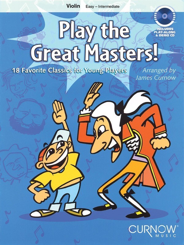 Play The Great Masters Violin Softcover Book/CD