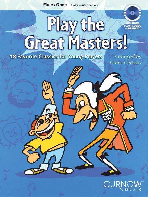 Play The Great Masters Flute Oboe Softcover Book/CD