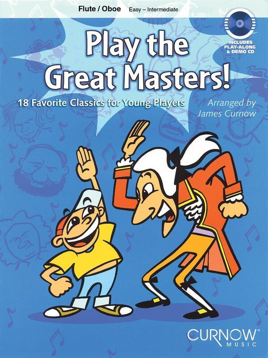 Play The Great Masters Flute Oboe Softcover Book/CD