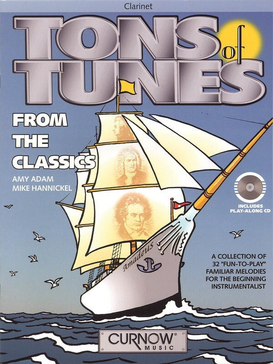 Tons Of Tunes From The Classics Book/CD Clarinet (Softcover Book/CD)